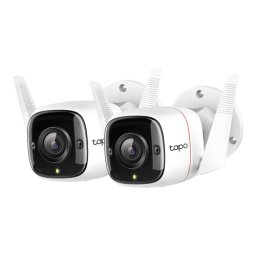 Pachet 2 Camere IP Wi-Fi, 2K, Audio bidirectional, IR 30M - TP-Link Tapo TapoC310P2
