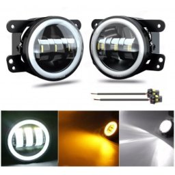 SET PROIECTOARE CEATA LED CU DRL SI SEMNALIZARE