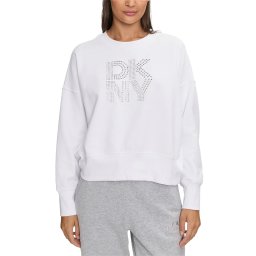 DKNY Hanorac Logo DP4T9968 91Y1 white