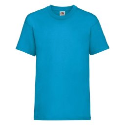 Blue Fruit of the Loom Cotton T-shirt