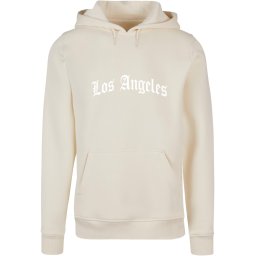 Men's hoodie Los Angeles Wording cream