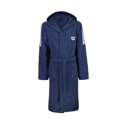 ARENA Halat de baie sport 'TEAM STRIPE' albastru marin / alb