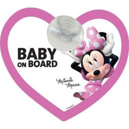 Minnie: Semn cu ventuză Baby on Board