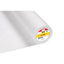 Intaritura termocolanta netesuta pentru tesaturi usoare, din fibre sintetice, 63 gr, culoare alb Vlieseline H310