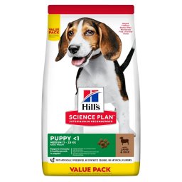 Hill's SP Canine Puppy Medium cu Miel si Orez, Value Pack 18 kg