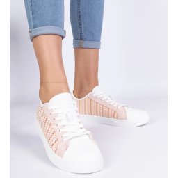 Gemre Adidași roz din material pentru femei Bellisio