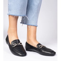 Gemre Pantofi eleganți negri cu pietre strălucitoare Banzao