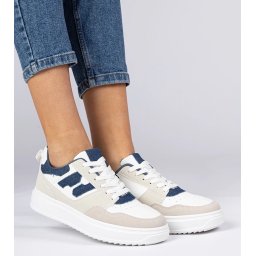 Gemre Adidași damă albi-albaștri Lavria