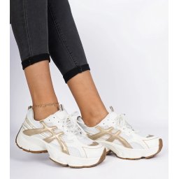 Gemre Adidași bej pentru femei cu talpă masivă Enos