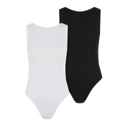Urban Classics Body negru / alb