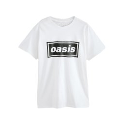Next Tricou 'Oasis' negru / alb