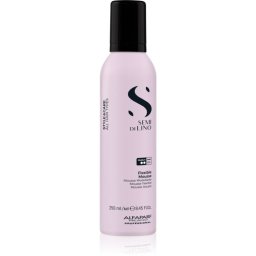 Alfaparf Milano Semi di Lino Style&Care Flexible Mousse spuma pentru fixare naturala si stralucire cu filtru UV 250 ml