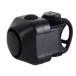 Sonerie electrica de mare putere pentru bicicleta, cu baterii, Gonga® Negru