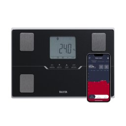 Tanita BC 401 - Analizor corporal inteligent, Bluetooth, App pentru Fitness Tracking, 10 parametri analizati