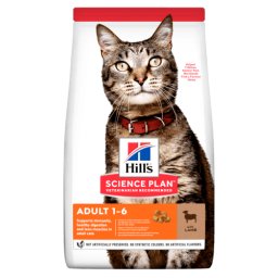 Hrana uscata pentru pisici Hill`s SP Feline Adult cu Miel si Orez, 10 kg