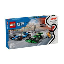 LEGO® City - Grilă de start F1® cu mașini de curse VCARB și Sauber 60474, 313 piese, 6 ani+