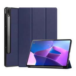 Tok de podea Piele efect (activ FLIP lateral cu deschidere TRIFOLD desktop suport funcţie) Lenovo Tab P12 Pro albastru