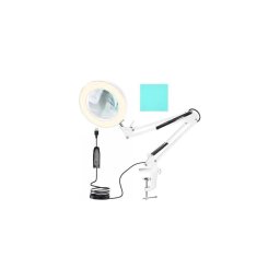 Lampă LED dimabilă de masă cu lupă LED/6W/5V alb