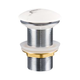 Ventil de lavoar COMAD CLICK-CLACK T201M-W13-3 CLICK-CLACK d. 7 cm alb mat