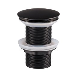 Ventil de lavoar COMAD CLICK-CLACK T201MBG-3 CLICK-CLACK d. 7 cm negru mat