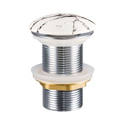 Ventil de lavoar COMAD CLICK-CLACK T201M-W17-3 CLICK-CLACK d. 7 cm alb mat