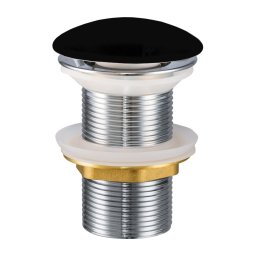 COMAD CLICK-CLACK T201M-B2-3 - ventil pentru lavoar CLICK-CLACK Ø 7 cm, negru mat