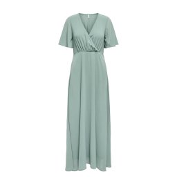 ONLY Rochie Onlstar Life S/S Mia Maxi Wvn 15347968 17-5107 TCX chinois green