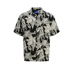 JACK & JONES Cămaşă Jorluke Forest Day Ss 12274953 C-N10 black
