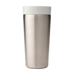Cana thermos Brabantia Make&Take 1008490, 360 ml, Fara varsare, Argintiu/Gri