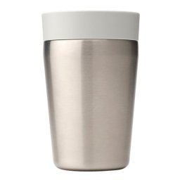 Cana thermos Brabantia Make&Take 1008492, 200 ml, Fara varsare, Fara BPA, Argintiu/Gri