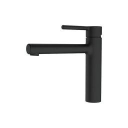 Baterie Franke Centro, monocomanda, cartus ceramic, furtun flexibil, Matte Black