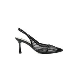 KARL LAGERFELD Pantofi Signia Trim Slingback KL32704A n0x-black net textile