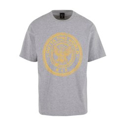 K1X Tricou 'Eagle' galben auriu / gri amestecat