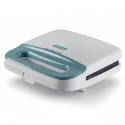Sandwich toaster Ariete BREAKFAST 1971/01, 750W, Acoperire antiaderenta, Indicator luminos, Alb