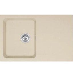 Pachet chiuveta tectonite Franke OID 611 + Baterie Pola, 78x50 cm, cuva 35x43x18 cm, cu ventil de 3 1/2”, cleme de fixare, sistem inchidere ventil, Avena