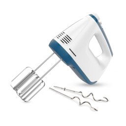Mixer de mana HEINNER HM-400BL, 6 Viteze + Turbo, 400 W, Alb/Albastru
