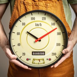 Ceas de Perete Forma de Vitezometru