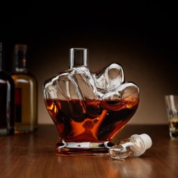 Decantor Sticla Degetul Mijlociu