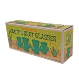 Pahare de Sticlă pentru Tequila - Cactuși