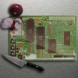 Placă de Tăiere din Sticlă - Computerul Bază