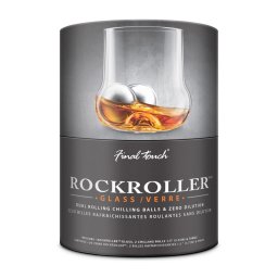 Pahar de Whisky cu Două Răcitoare Metalice (450ml.)