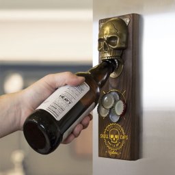 Desfacator Magnetic pentru Frigider - Craniu