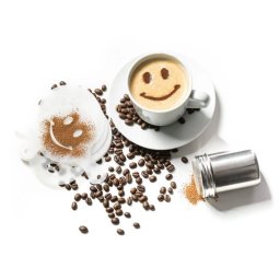 Set Sita pentru Decorat Cafeaua + 16 Forme