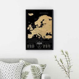 Harta Europei Razuibila – Black Deluxe Edition