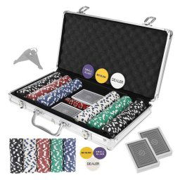 Set pentru Poker cu 300 Jetoane