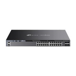Switch 24 porturi PoE RJ45 Gigabit, 4 x SFP+ 10G, 2 x surse, L3 Management, 1U - TP-Link Omada SG6428XHP