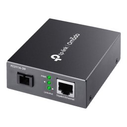 Media Convertor WDM TL-FC311A-20 2 porturi SC 20 Km single-mode TP-Link Omada FC311A-20