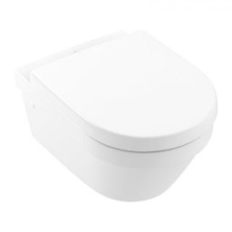 Set vas WC suspendat DirectFlush Villeroy&Boch Omnia Arhitectura cu capac inchidere lenta, alb