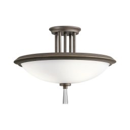 Lustră aplicată Kichler KL-DREYFUS-SFOZ DREYFUS 3xE27/60W/230V bronz