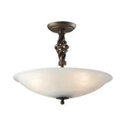 Lustră aplicată Elstead PB-SF-A-BLK-GOLD PEMBROKE 3xE14/60W/230V